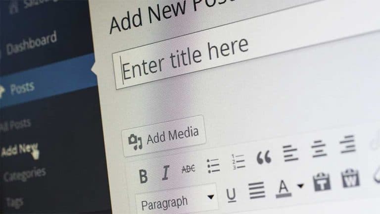 WordPress Blog Post