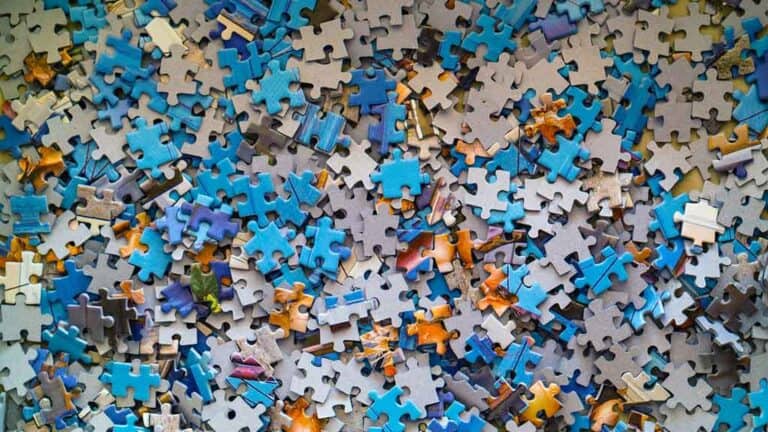 Multi-coloured Jigsaw Puzzle